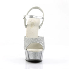 Cargar imagen en el visor de la galería, Tacones Pleaser DELIGHT-609-5G Plata Gltr