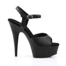 Cargar imagen en el visor de la galería, Tacones Pleaser DELIGHT-609 Negro Piel Sintética