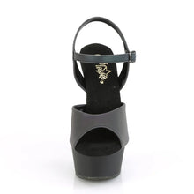 Cargar imagen en el visor de la galería, Tacones Pleaser DELIGHT-609REFL Verde Reflective Negro