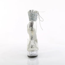 Cargar imagen en el visor de la galería, Tacones Pleaser DELIGHT-624RS-02 Transparente Plata