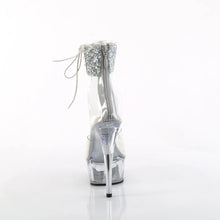 Cargar imagen en el visor de la galería, Tacones Pleaser DELIGHT-624RS-02 Transparente Plata