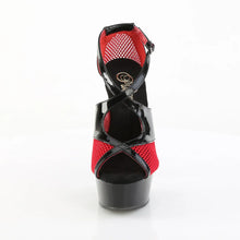 Carregar imagem no visualizador da galeria, Tacones Pleaser DELIGHT-652-1 Negro Charol Rojo