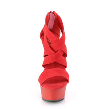 Cargar imagen en el visor de la galería, Tacones Pleaser DELIGHT-669 Rojo Elastic Band