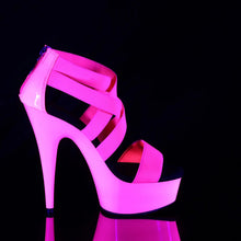Load image into Gallery viewer, Tacones Pleaser DELIGHT-669UV Neon H. Rosa