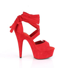 Carregar imagem no visualizador da galeria, Tacones Pleaser DELIGHT-679 Rojo Faux Suede