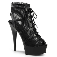 Carregar imagem no visualizador da galeria, Tacones Pleaser DELIGHT-696LC Negro Lace