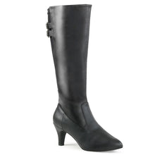 Load image into Gallery viewer, Botas Pleaser Pink Label DIVINE-2018 Negro Piel Sintética