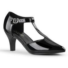 Load image into Gallery viewer, Tacones Pleaser Pink Label DIVINE-415 Negro Charol