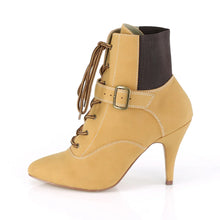 Load image into Gallery viewer, Botas Pleaser Pink Label DREAM-1022 Tan Fuax Nubuck