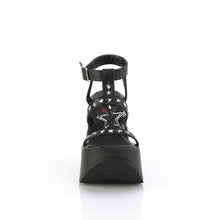 Load image into Gallery viewer, Sandalias Demonia DYNAMITE-12 Negro Piel vegana
