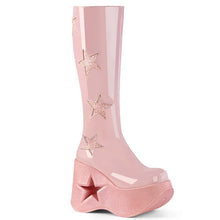 Load image into Gallery viewer, Botas Demonia DYNAMITE-218 B. Rosa Pat-B. Rosa Multi Gliter