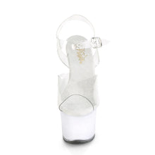 Load image into Gallery viewer, Tacones Pleaser ECHOLITE-708 Transparente White Glow
