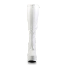 Load image into Gallery viewer, Tacones Pleaser ELECTRA-2000Z Blanco Str Piel