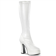Load image into Gallery viewer, Tacones Pleaser ELECTRA-2000Z Blanco Str Piel
