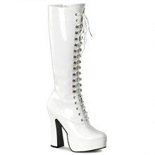 Load image into Gallery viewer, Tacones Pleaser ELECTRA-2020 Blanco Charol