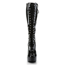 Load image into Gallery viewer, Tacones Pleaser ELECTRA-2023 Negro Str Charol