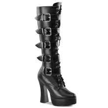 Load image into Gallery viewer, Tacones Pleaser ELECTRA-2042 Negro Piel Sintética