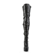 Load image into Gallery viewer, Tacones Pleaser ELECTRA-3028 Negro Str Piel