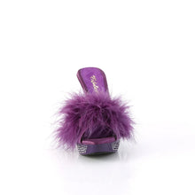 Carregar imagem no visualizador da galeria, Tacones Fabulicious ELEGANT-401F Morado Marabou Piel
