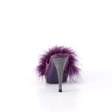 Carregar imagem no visualizador da galeria, Tacones Fabulicious ELEGANT-401F Morado Marabou Piel