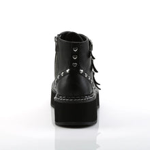 Load image into Gallery viewer, Botines Demonia EMILY-315 Negro Piel vegana