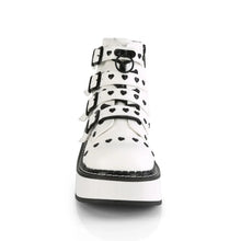 Load image into Gallery viewer, Botines Demonia EMILY-315 Blanco Piel vegana