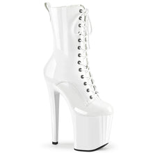 Load image into Gallery viewer, Tacones Pleaser ENCHANT-1040 Blanco Charol