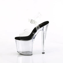 Load image into Gallery viewer, Tacones Pleaser ENCHANT-708 Transparente Negro