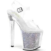 Load image into Gallery viewer, Tacones Pleaser ENCHANT-708RSI Transparente Plata
