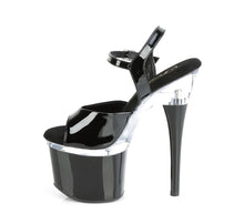Carregar imagem no visualizador da galeria, Tacones Pleaser ESTEEM-709 Negro Charol Transparente