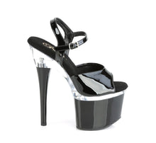 Carregar imagem no visualizador da galeria, Tacones Pleaser ESTEEM-709 Negro Charol Transparente