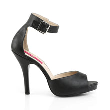 Load image into Gallery viewer, Tacones Pleaser Pink Label EVE-02 Negro Piel Sintética