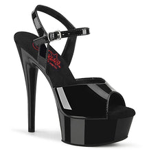Load image into Gallery viewer, Tacones Pleaser EXCITE-609 Negro Charol