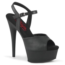 Load image into Gallery viewer, Tacones Pleaser EXCITE-609 Negro Piel Sintética