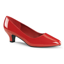 Load image into Gallery viewer, Tacones Pleaser Pink Label FAB-420 Rojo Charol