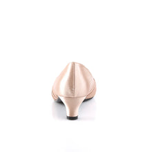 Load image into Gallery viewer, Tacones Pleaser Pink Label FAB-422 Rosa Nude Satin