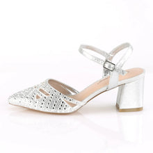 Carregar imagem no visualizador da galeria, Zapatos Fabulicious FAYE-06 Plata Shimmering Fabric