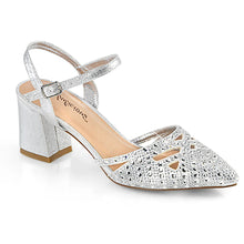 Carregar imagem no visualizador da galeria, Zapatos Fabulicious FAYE-06 Plata Shimmering Fabric