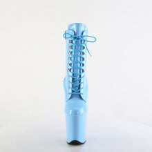 Load image into Gallery viewer, Pleaser FLAMINGO-1020 Boots - Light Blue Patent / Light Blue