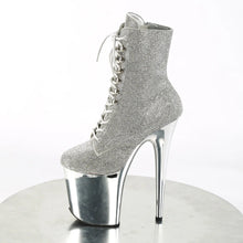 Load image into Gallery viewer, Tacones Pleaser FLAMINGO-1020CHRS Plata Cromo