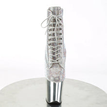 Load image into Gallery viewer, Tacones Pleaser FLAMINGO-1020CHRS Plata Cromo