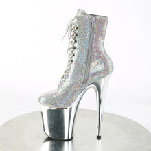 Load image into Gallery viewer, Tacones Pleaser FLAMINGO-1020CHRS Plata Cromo