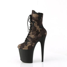 Load image into Gallery viewer, Tacones Pleaser FLAMINGO-1020CM Verde Camo Negro