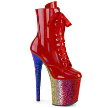 Load image into Gallery viewer, Tacones Pleaser FLAMINGO-1020HG Rojo Holo Charol