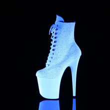 Load image into Gallery viewer, Tacones Pleaser FLAMINGO-1020LG Neon Blanco Purpurina