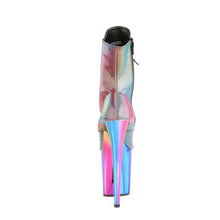 Load image into Gallery viewer, Tacones Pleaser FLAMINGO-1020RC Rainbow Reflective Cromo