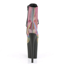 Carregar imagem no visualizador da galeria, Tacones Pleaser FLAMINGO-1020REFL Rainbow Reflective Negro