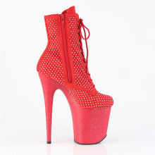 Load image into Gallery viewer, Tacones Pleaser FLAMINGO-1020RM Rojo Faux Suede