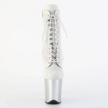 Load image into Gallery viewer, Tacones Pleaser FLAMINGO-1020RM Plata Faux Sude