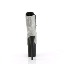 Load image into Gallery viewer, Tacones Pleaser FLAMINGO-1020RS Plata Black Mate